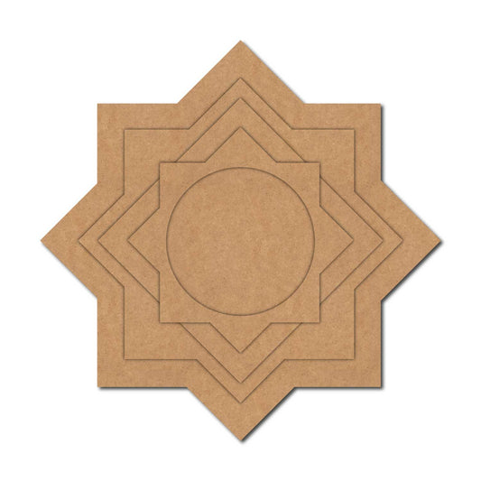 Diya Tealight Holder MDF Design 256
