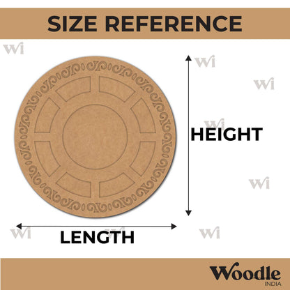 Diya Tealight Holder MDF Design 257