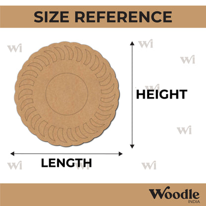 Diya Tealight Holder MDF Design 97