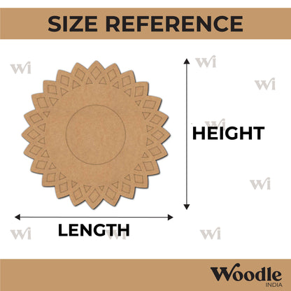 Diya Tealight Holder MDF Design 98
