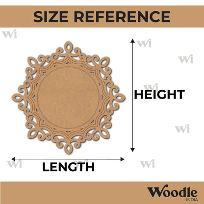 Diya Tealight Holder Pre Marked MDF Design 10