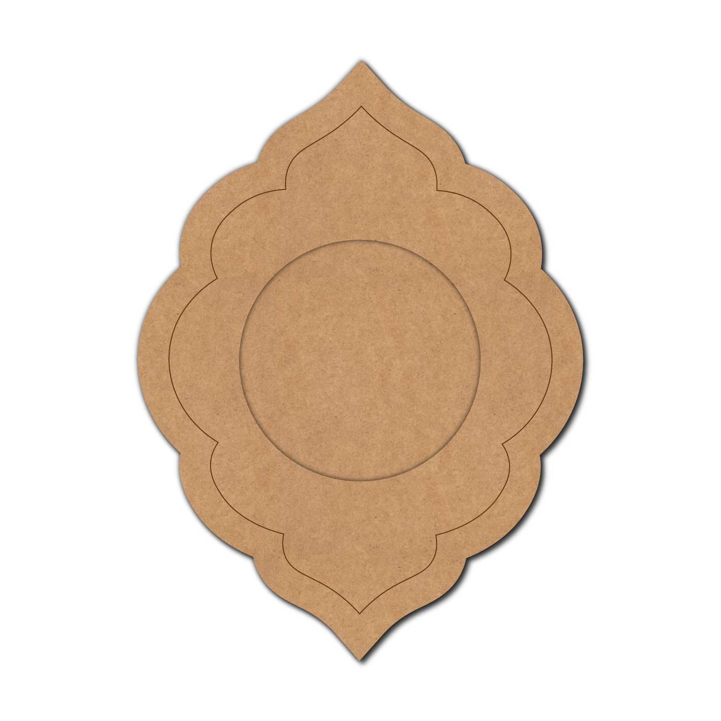 Diya Tealight Holder Pre Marked MDF Design 7