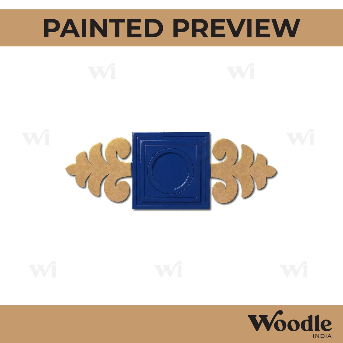 Diya Tealight Holder Pre Marked MDF Design 8