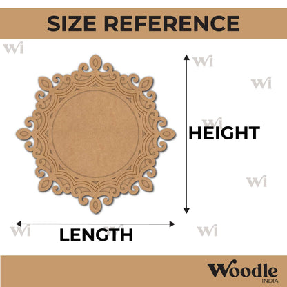 Diya Tealight Holder Pre Marked MDF Design 9