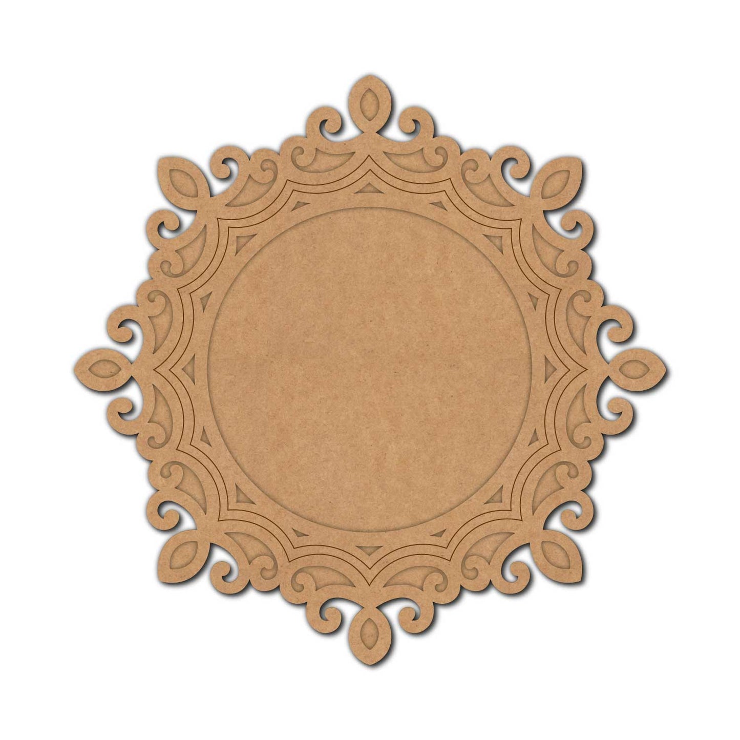 Diya Tealight Holder Pre Marked MDF Design 9