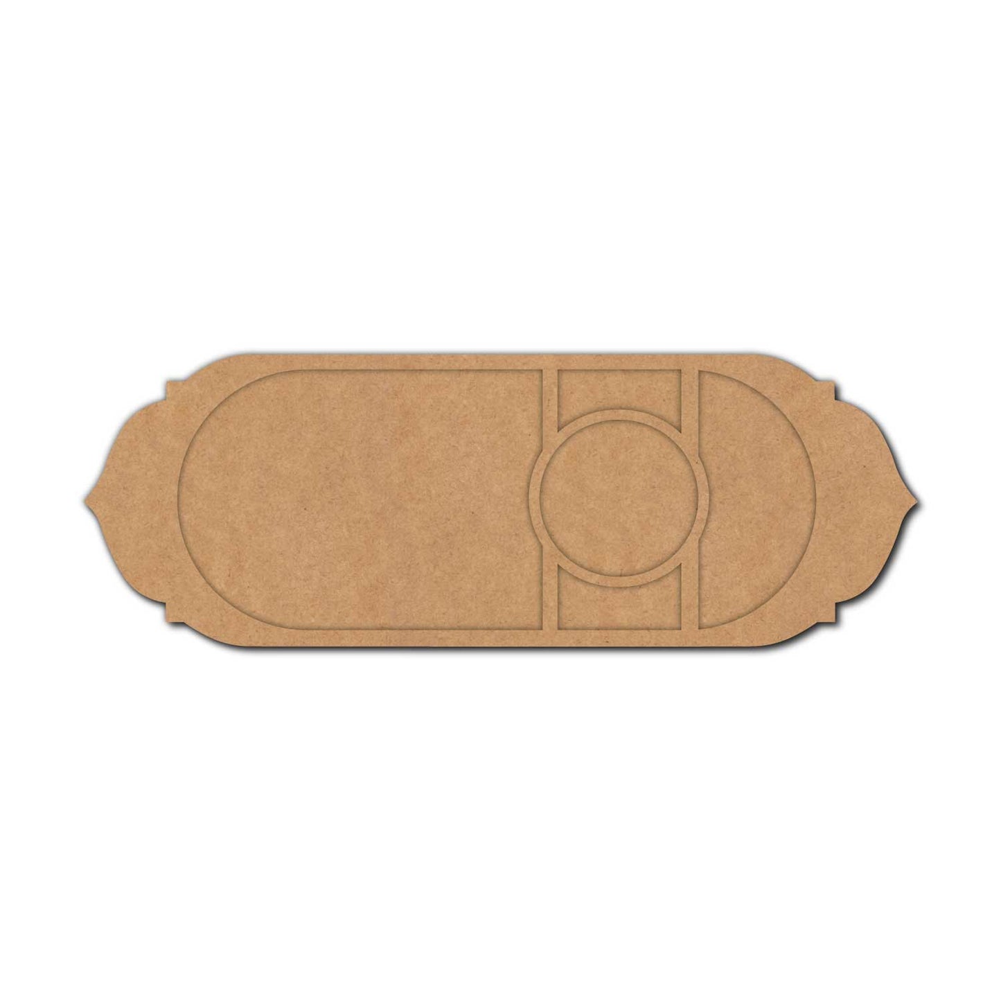Diya Tealight Royal Platter Base MDF Design 1