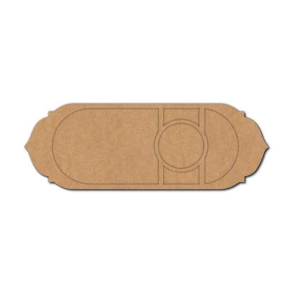 Diya Tealight Royal Platter Base MDF Design 1