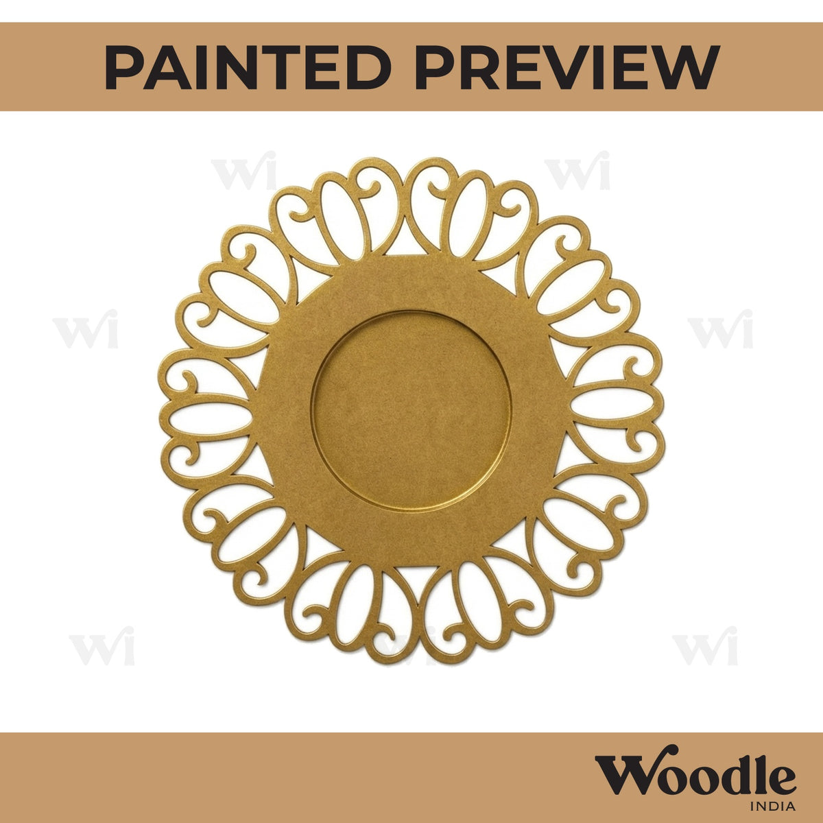 Diya Tealight Holder MDF Design 203