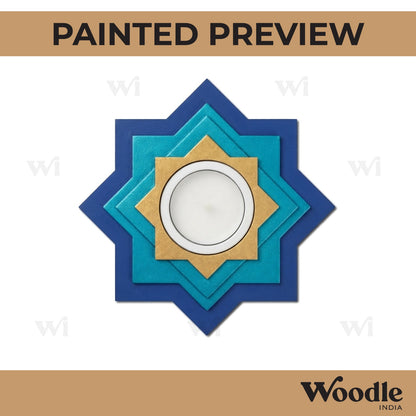 Diya Tealight Holder MDF Design 256