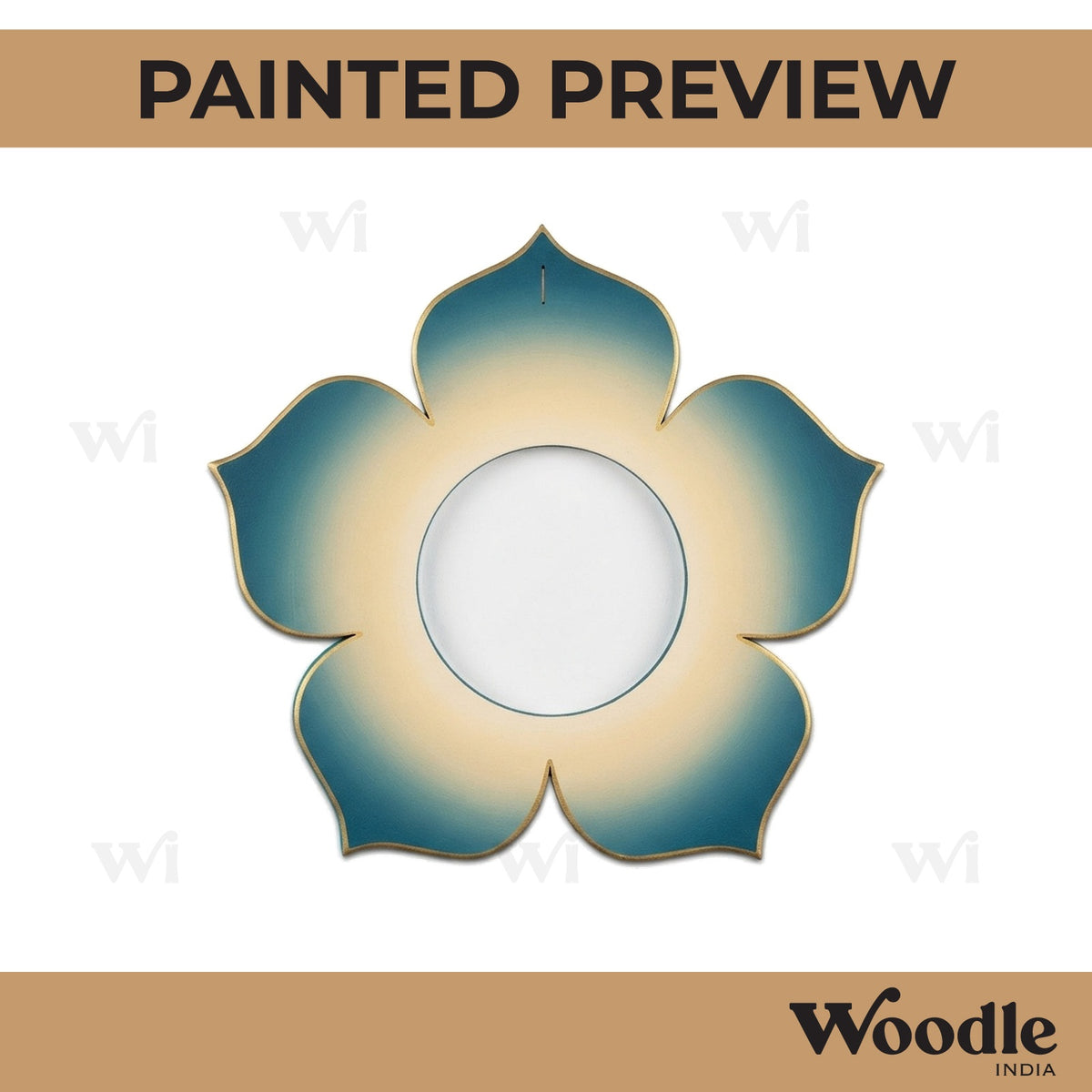 Diya Tealight Holder MDF Design 4