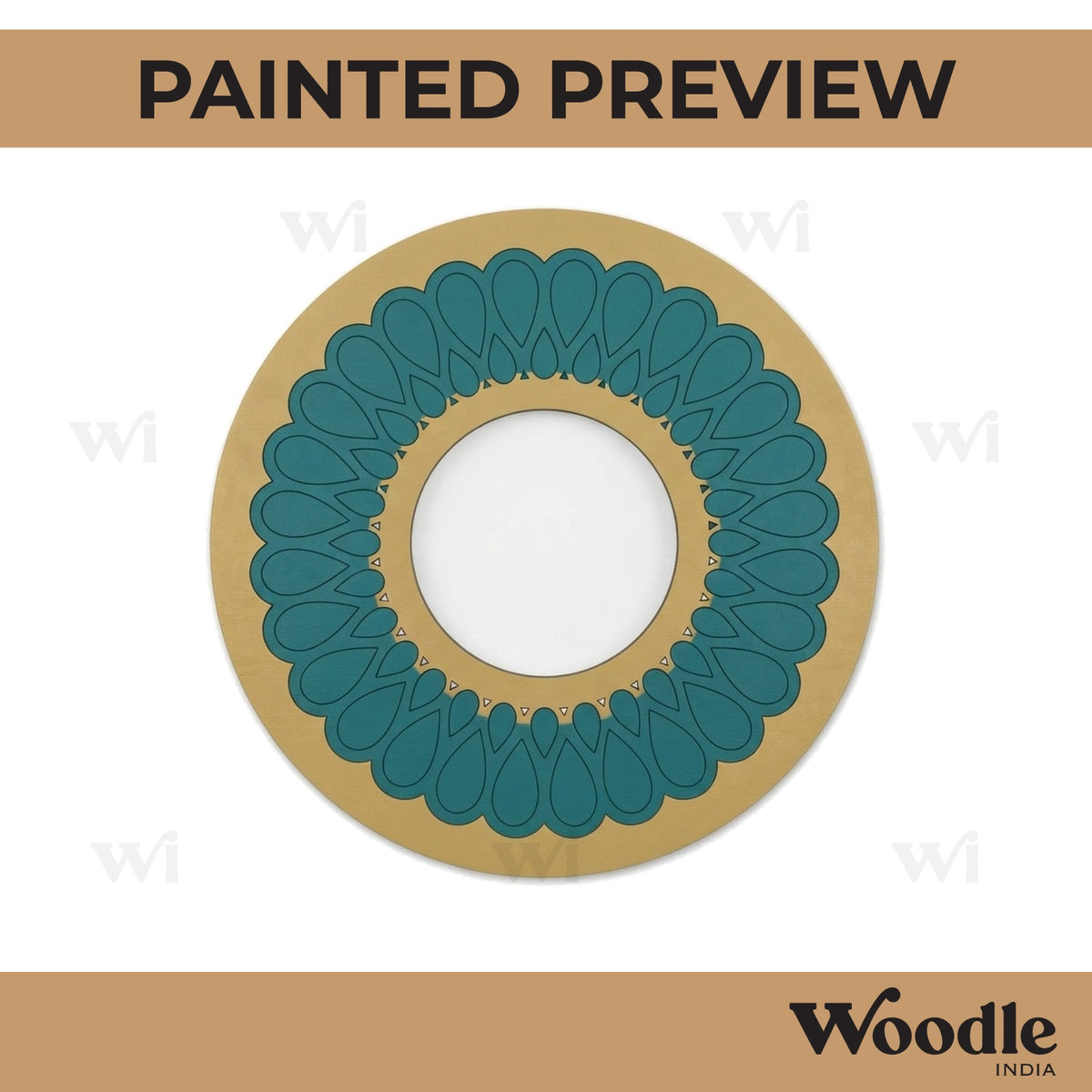 Diya Tealight Holder MDF Design 76