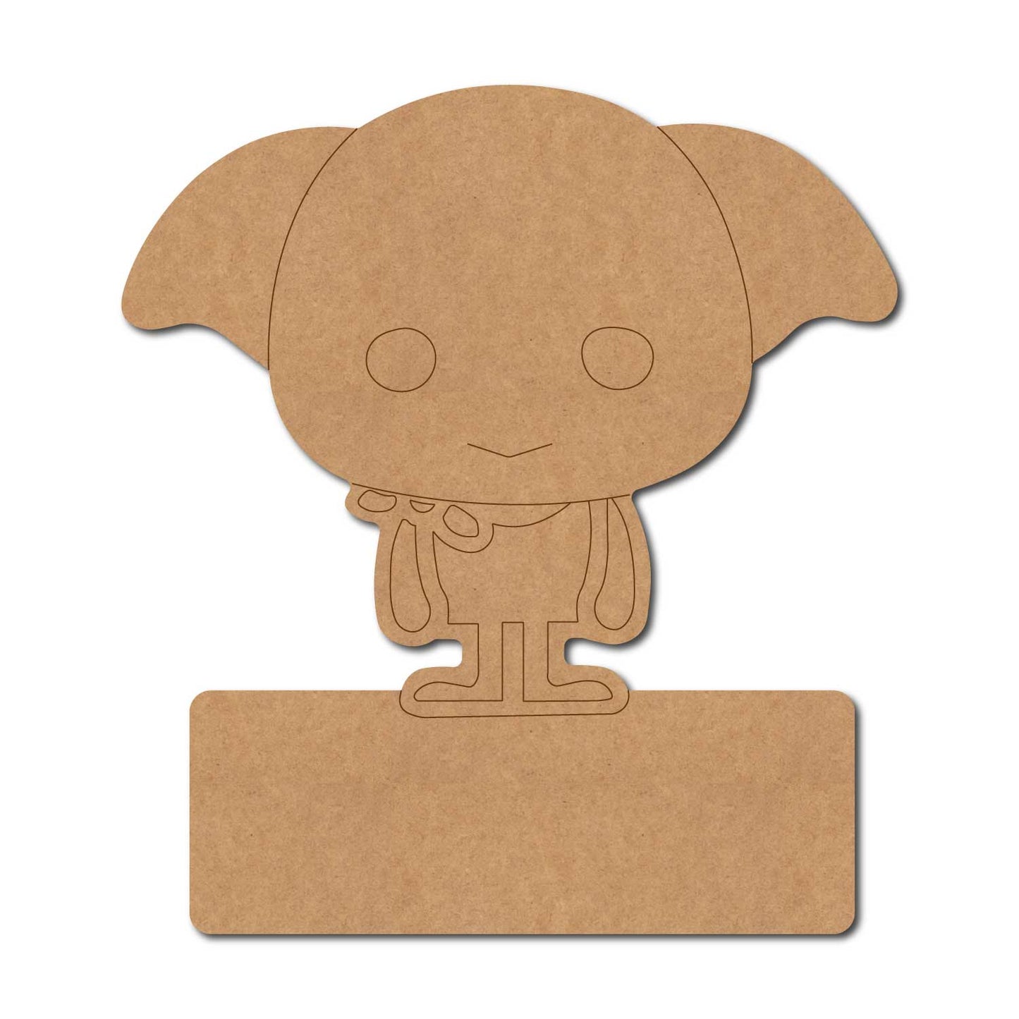 Dobby Harry Potter Nameplate Pre Marked MDF Design 1