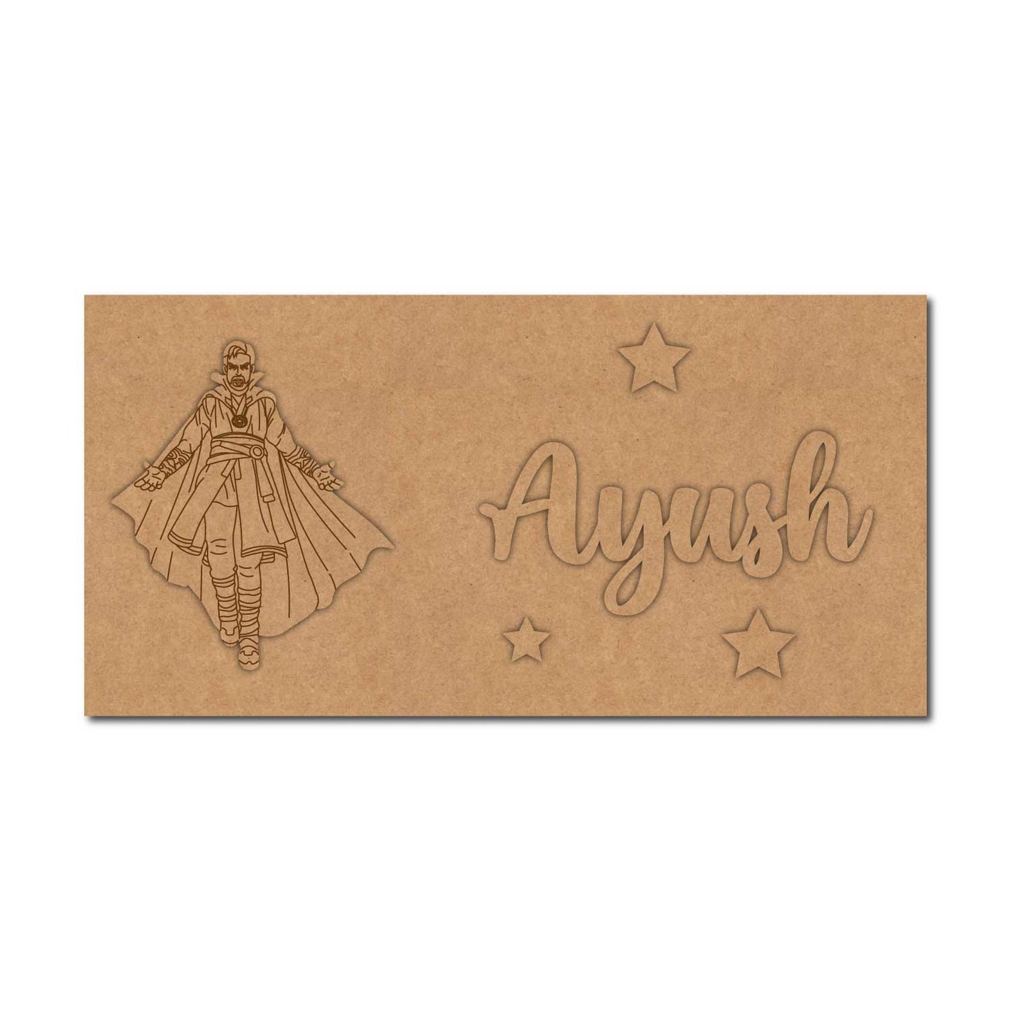 Doctor Strange Marvel Kids Nameplate MDF Design 1