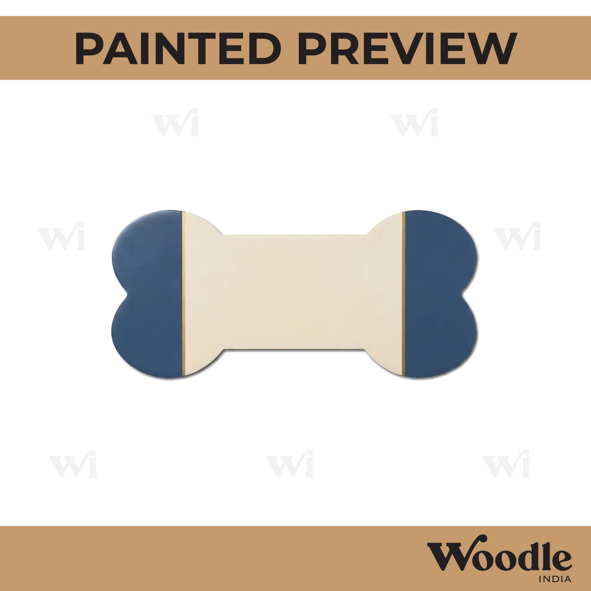 Dog Bone Cutout MDF Design 1