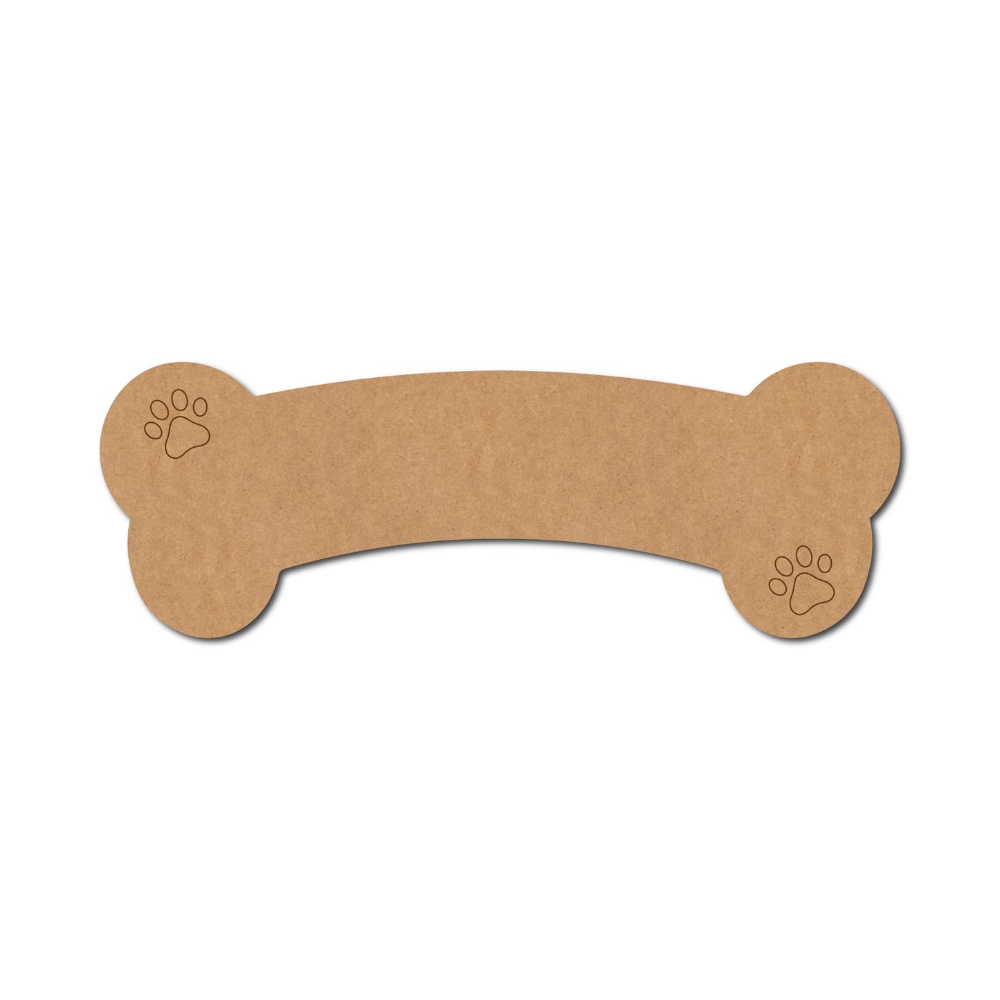 Dog Bone Pre Marked MDF Design 1