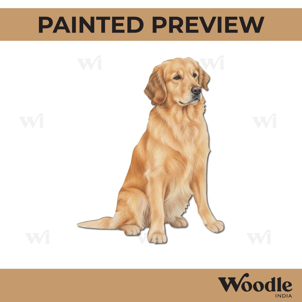 Dog Cutout MDF Design 1