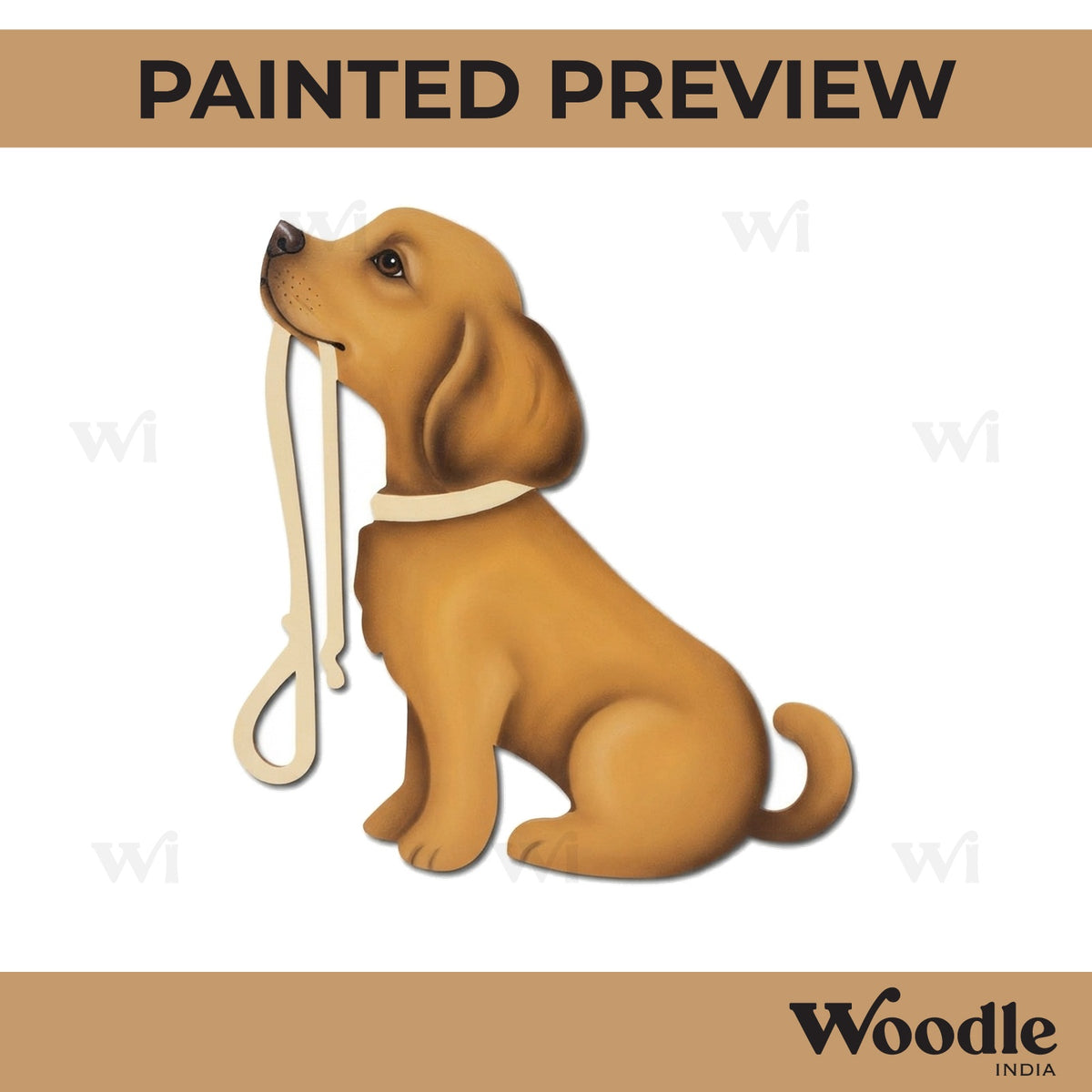 Dog Cutout MDF Design 12