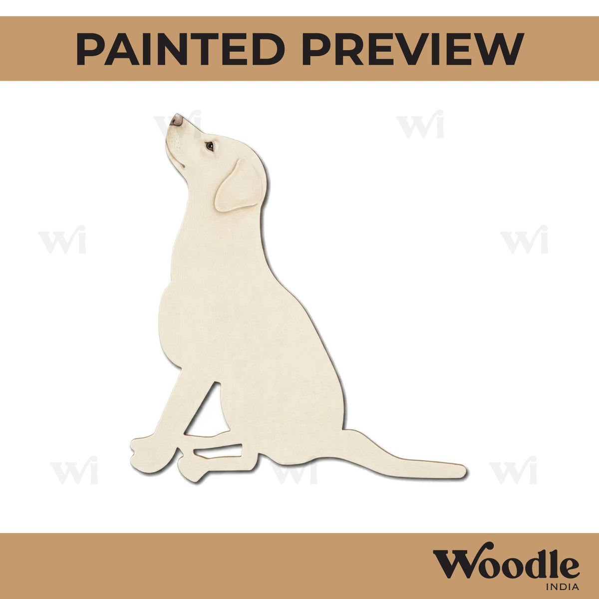 Dog Cutout MDF Design 13