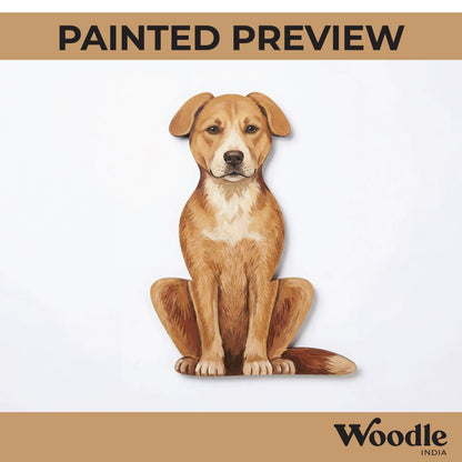 Dog Cutout MDF Design 7