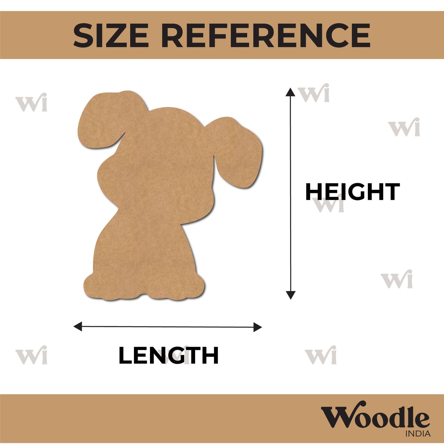 Dog Cutout MDF Design 8