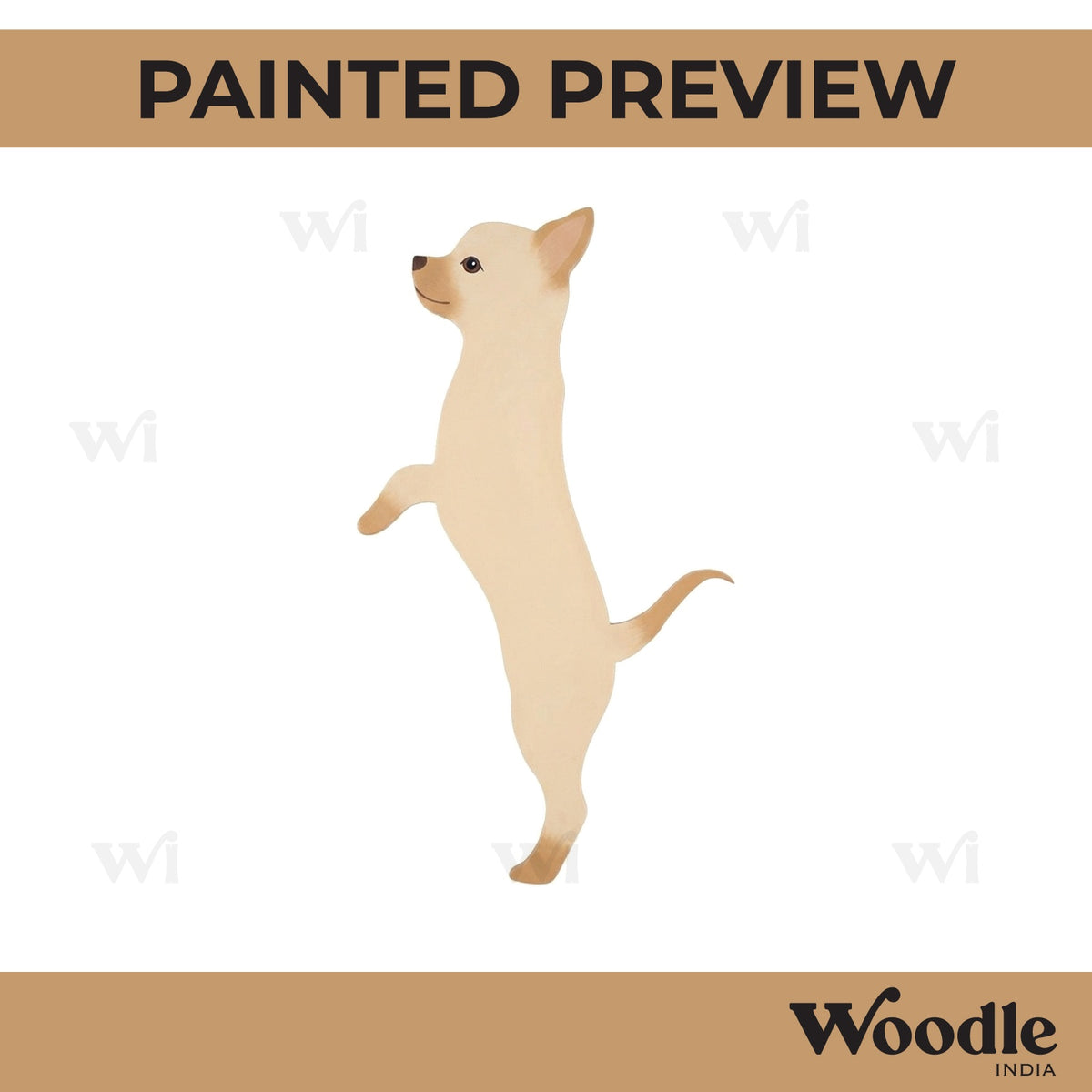 Dog Cutout MDF Design 9