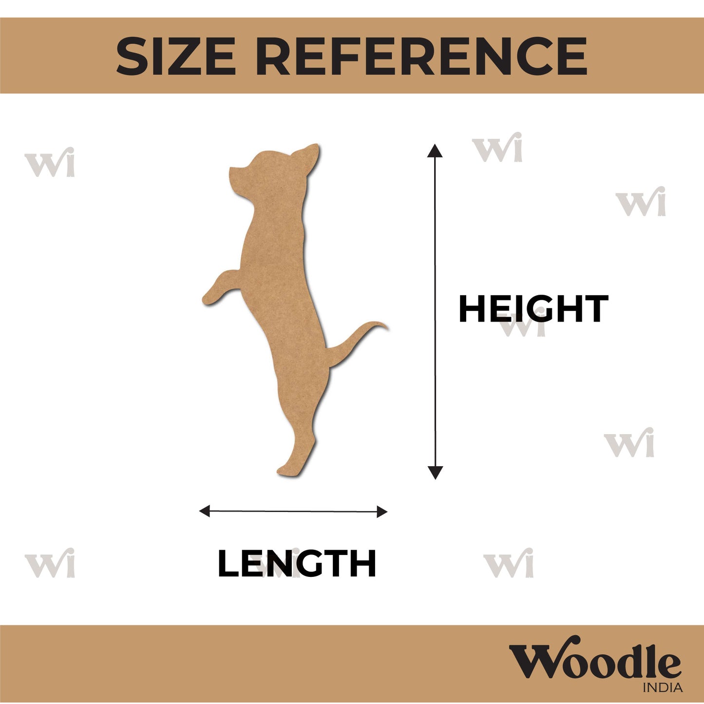 Dog Cutout MDF Design 9