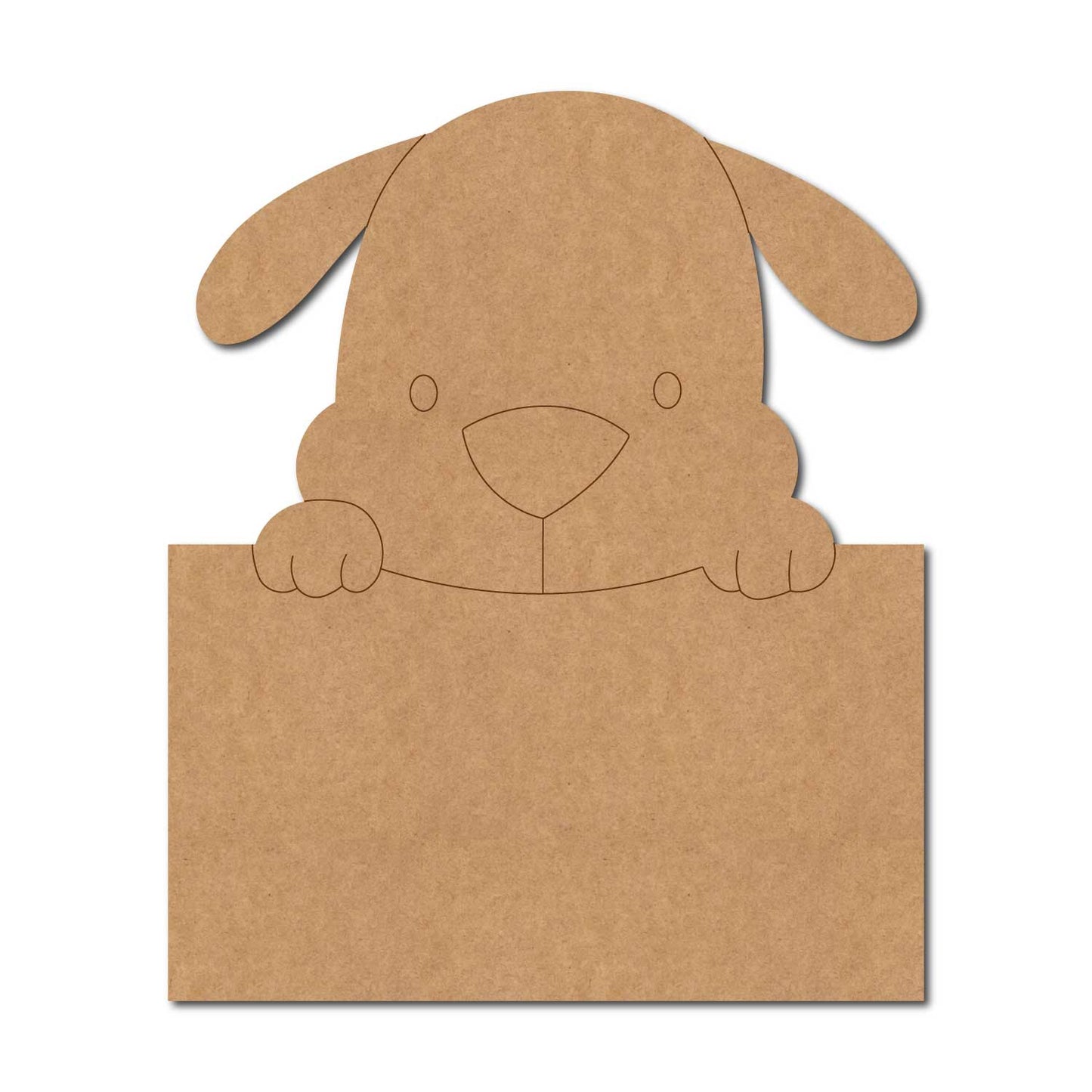 Dog Nameplate Pre Marked MDF Design 2