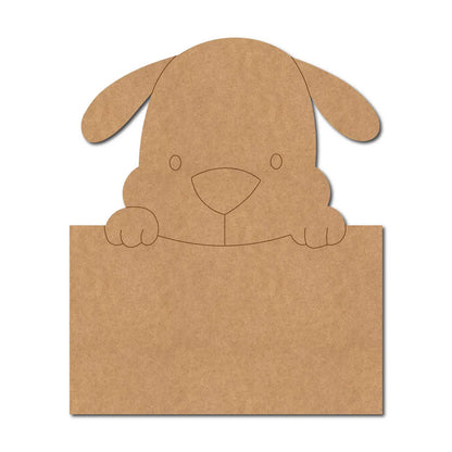 Dog Nameplate Pre Marked MDF Design 2