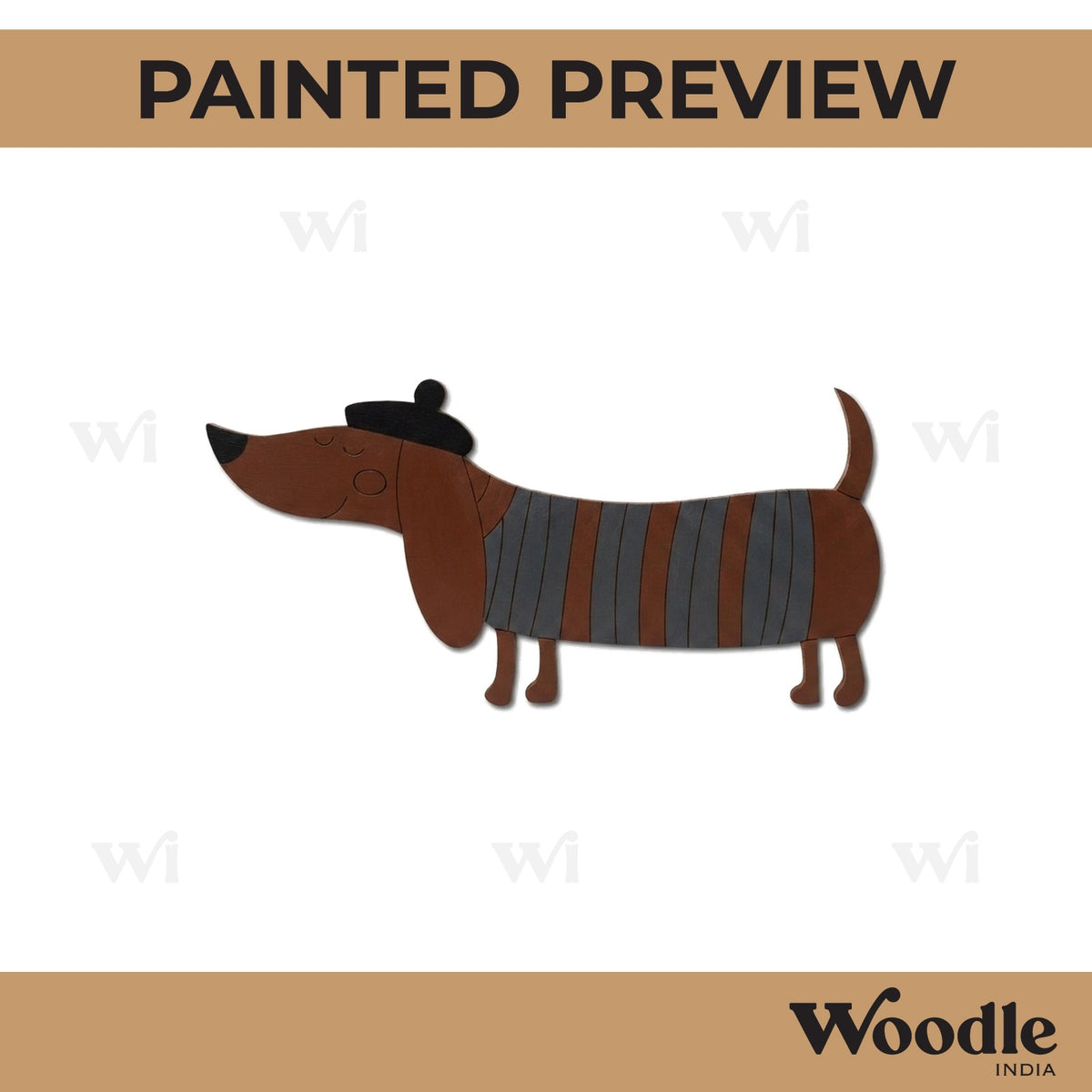 Dog Pre Marked MDF Design 24