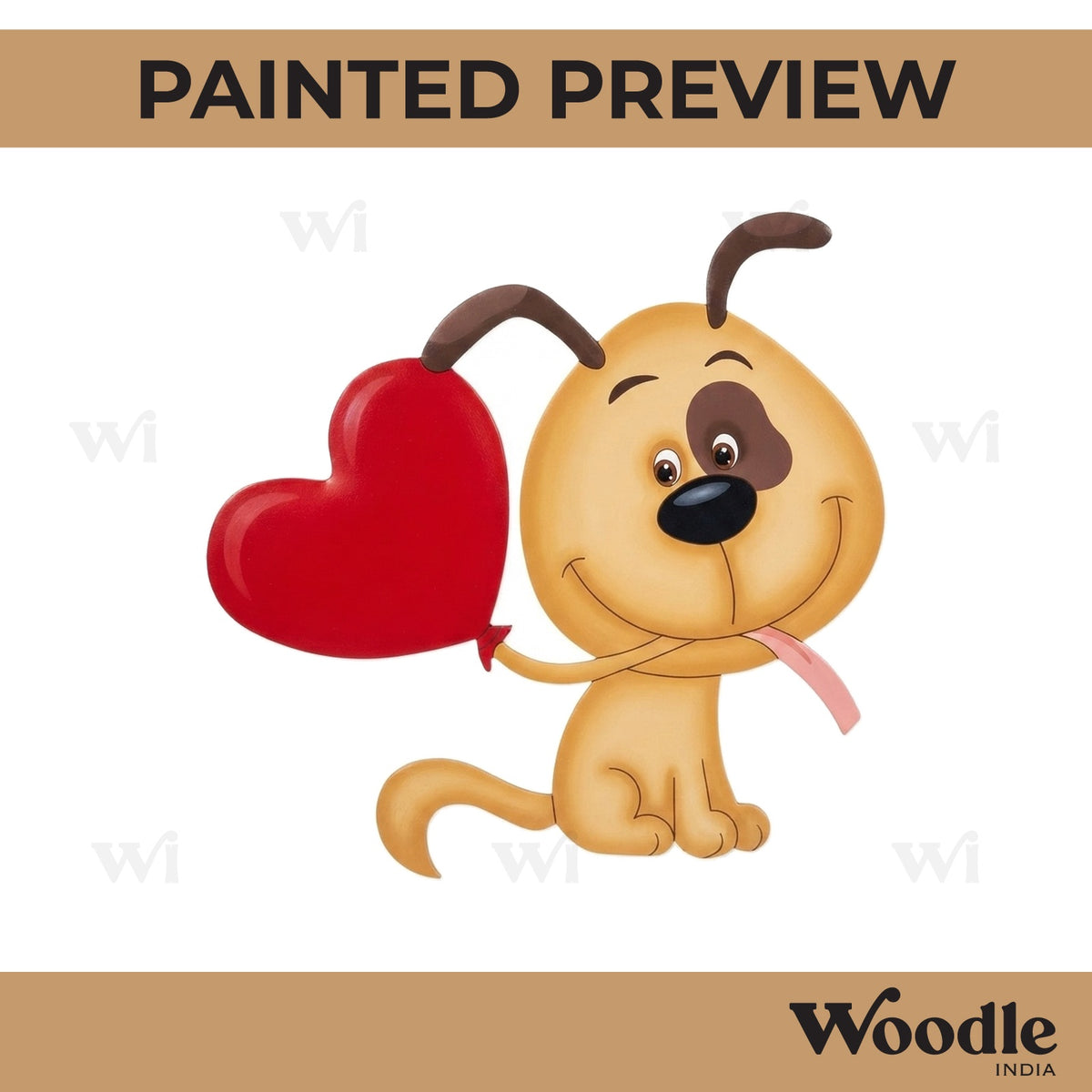 Dog Pre Marked MDF Design 38