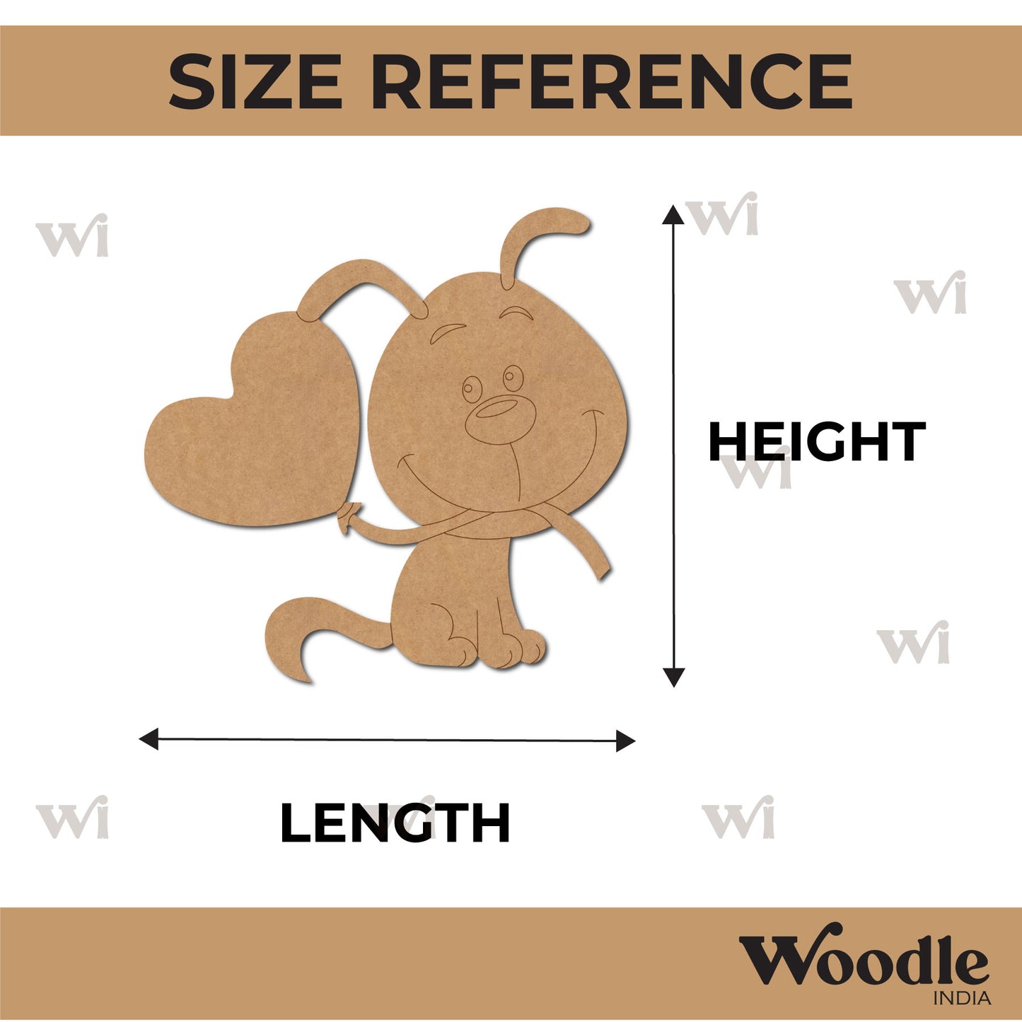 Dog Pre Marked MDF Design 38