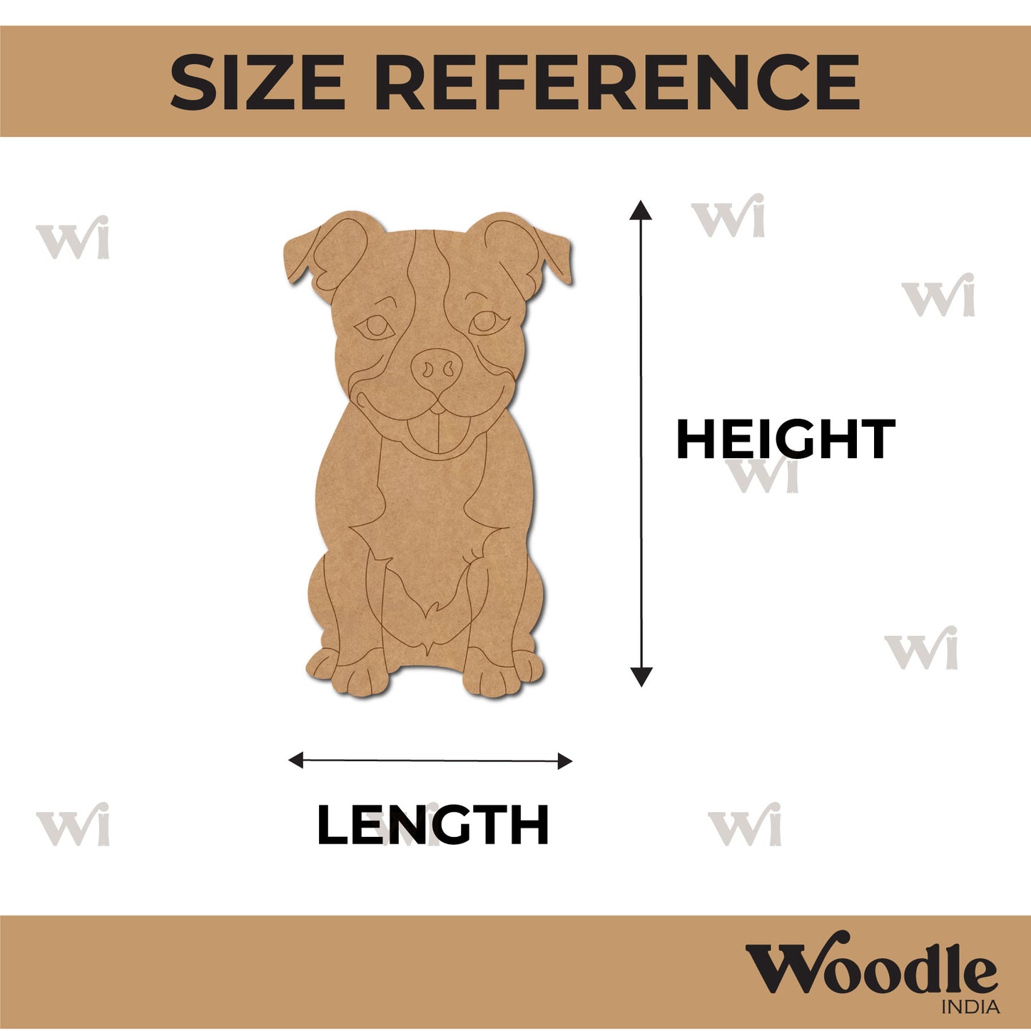 Dog Pre Marked MDF Design 39