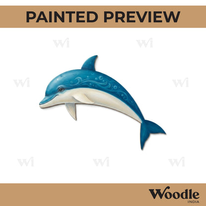 Dolphin Cutout MDF Design 1