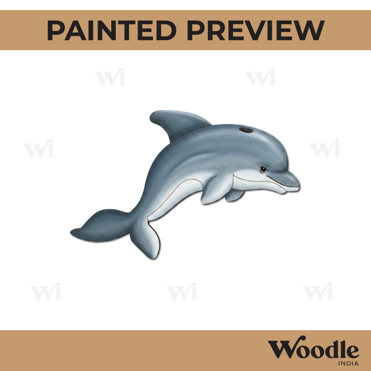 Dolphin Pre Marked MDF Design 1