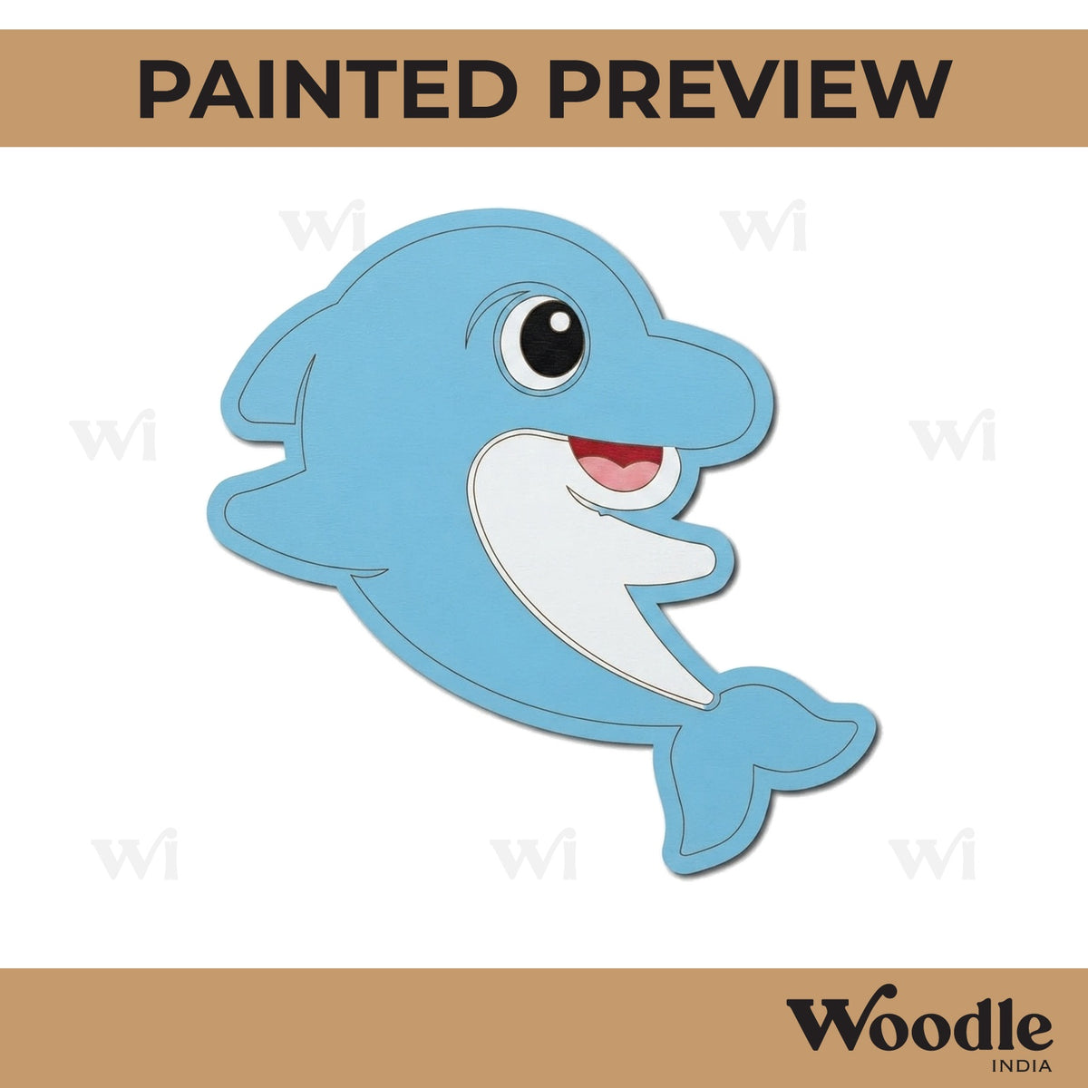 Dolphin Pre Marked MDF Design 2