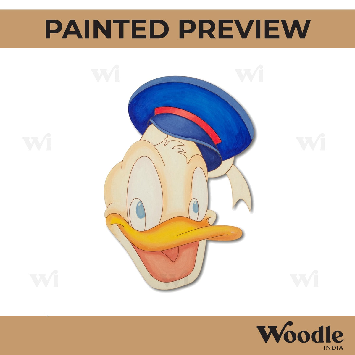 Donald Duck Pre Marked MDF Design 1