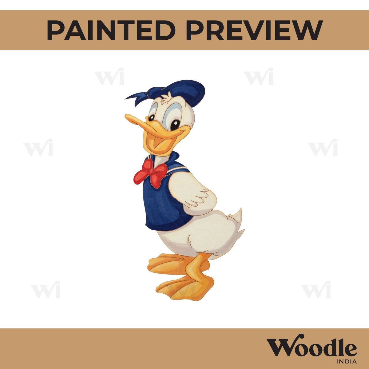 Donald Duck Pre Marked MDF Design 2