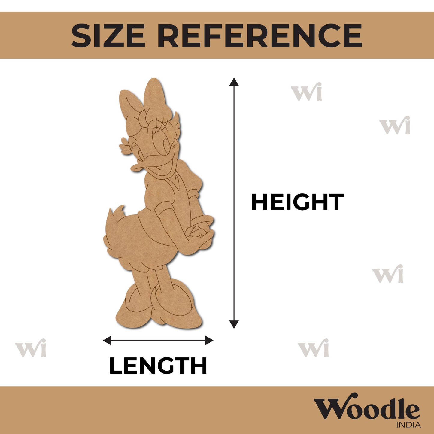 Donald Duck Pre Marked MDF Design 3