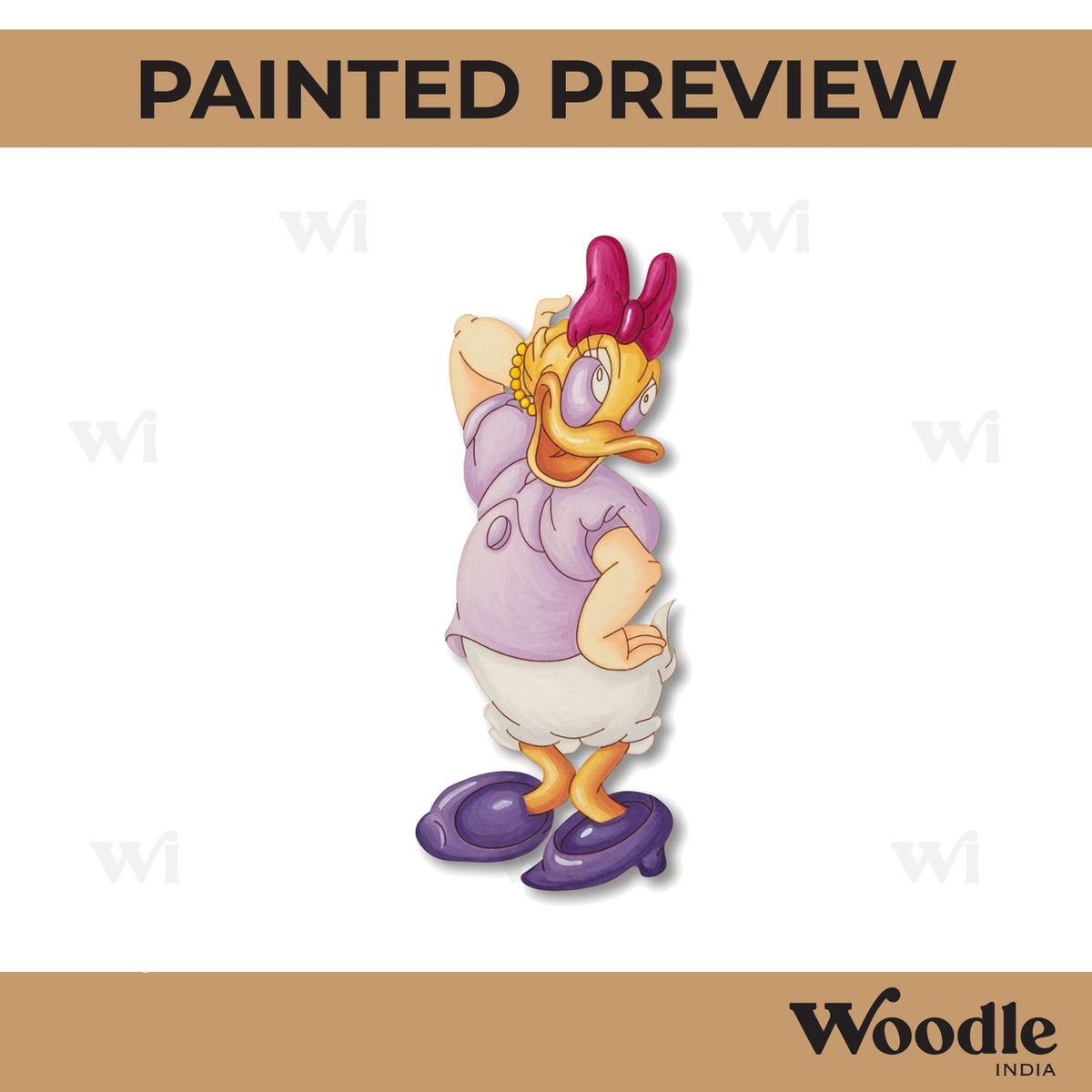 Donald Duck Pre Marked MDF Design 4