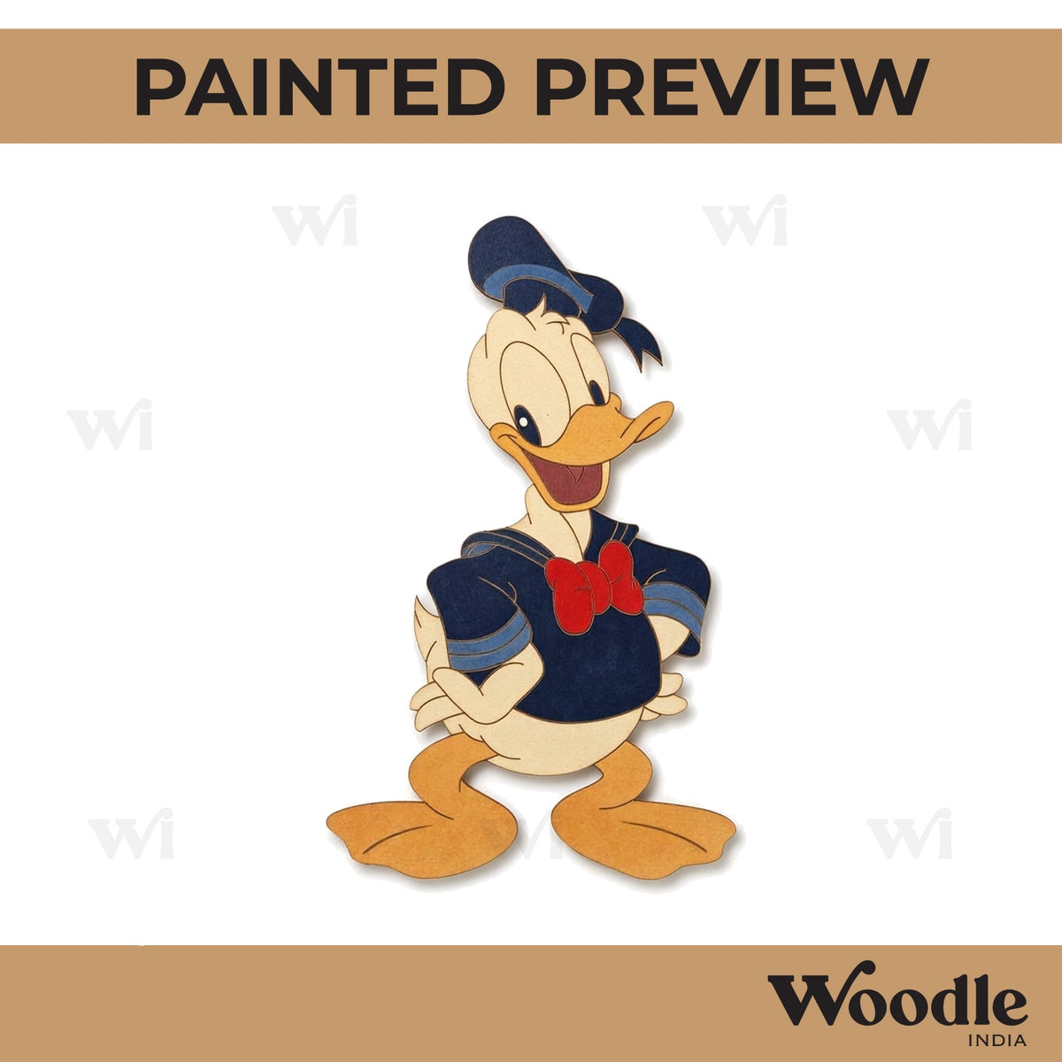 Donald Duck Pre Marked MDF Design 5