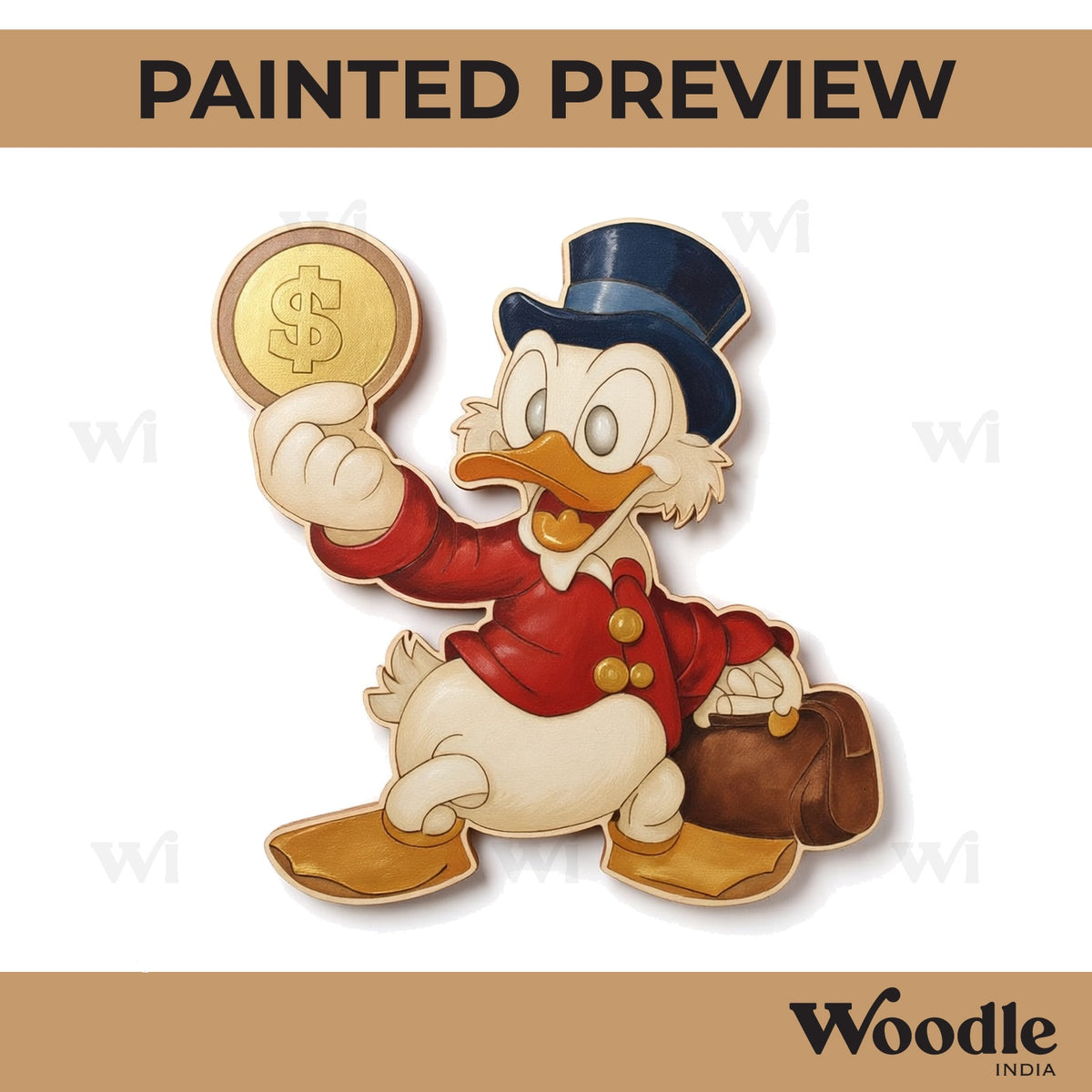 Donald Duck Pre Marked MDF Design 6