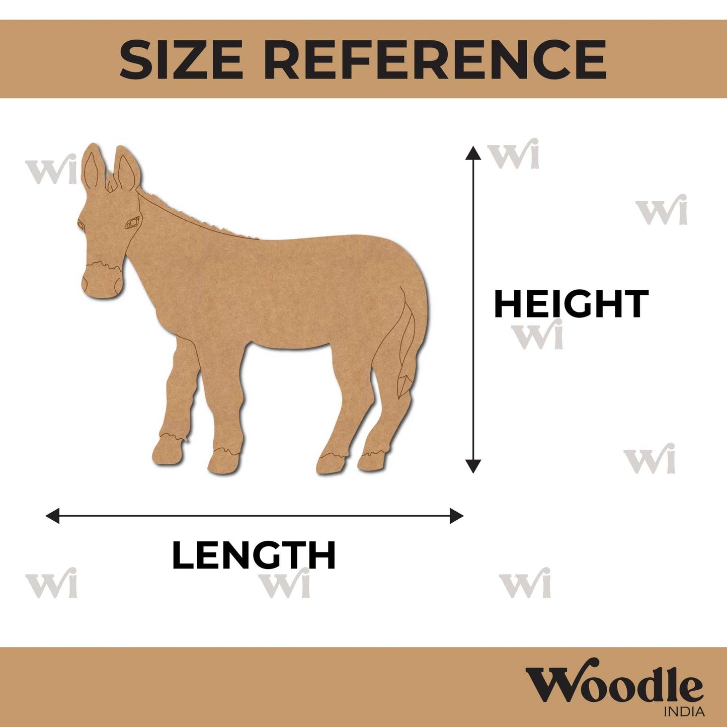 Donkey Pre Marked MDF Design 3