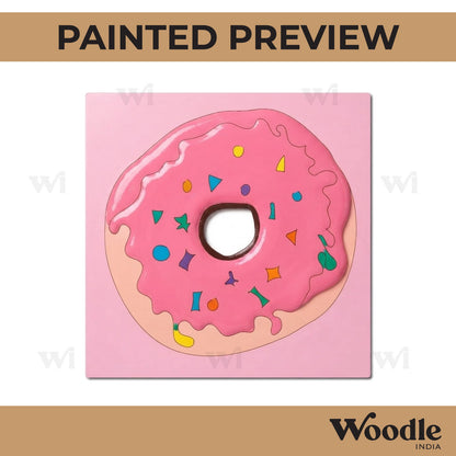 Donut Pre Marked Base MDF Design 1