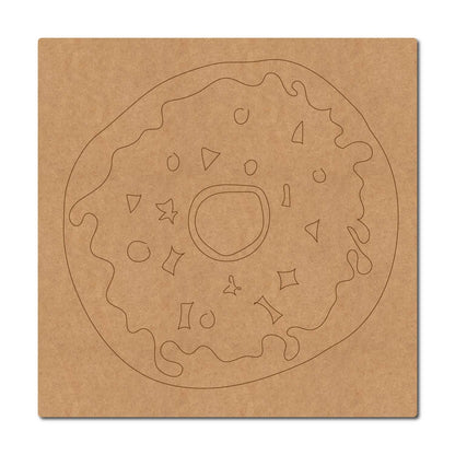 Donut Pre Marked Base MDF Design 1