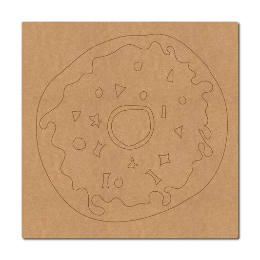 Donut Pre Marked Base MDF Design 1