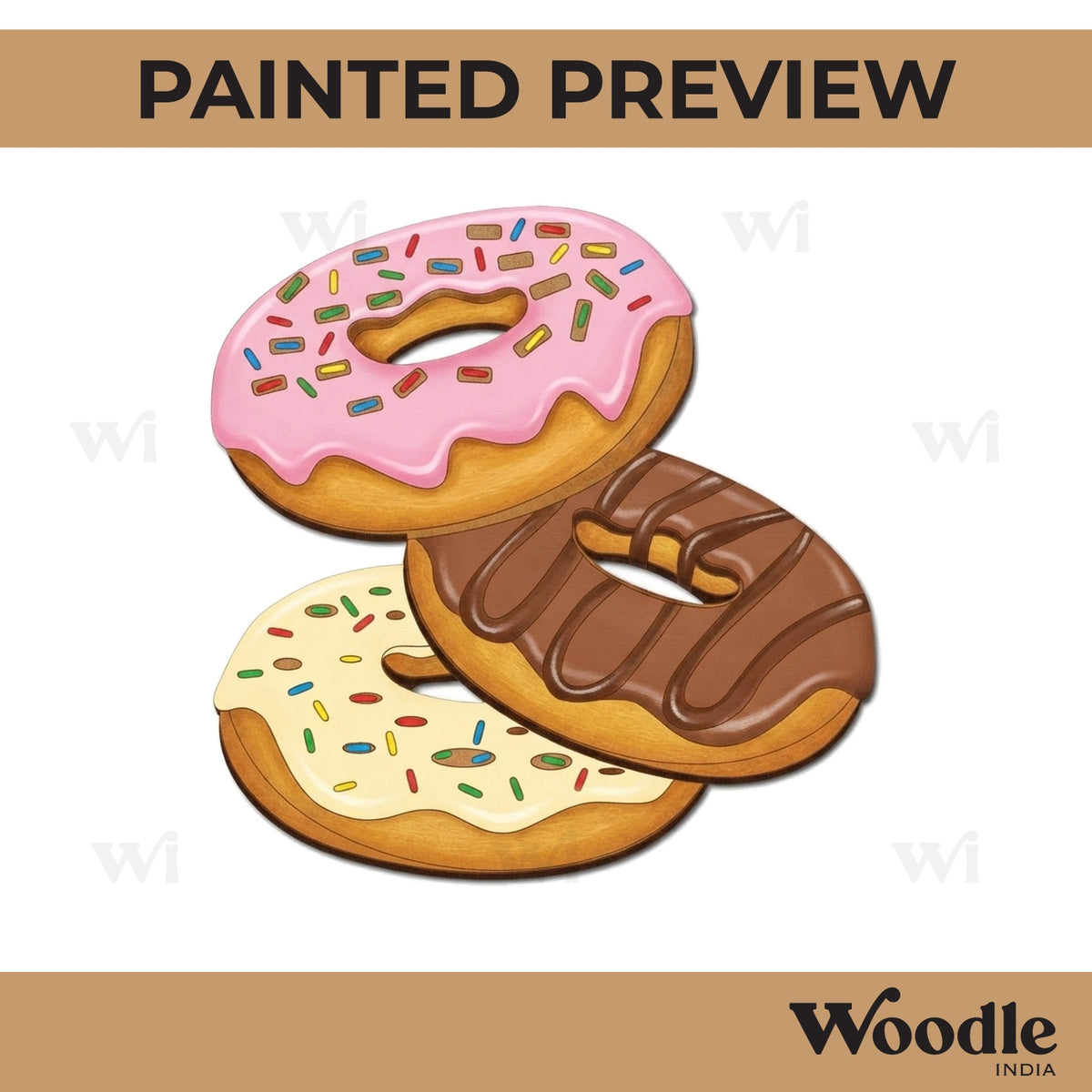 Donut Pre Marked MDF Design 3