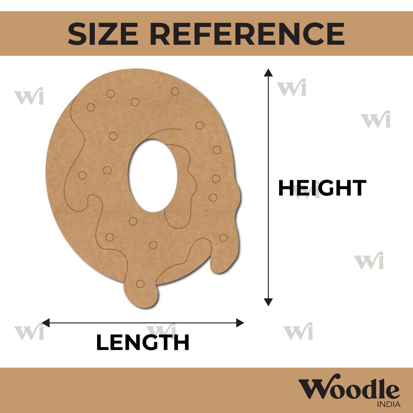 Donut Pre Marked MDF Design 5