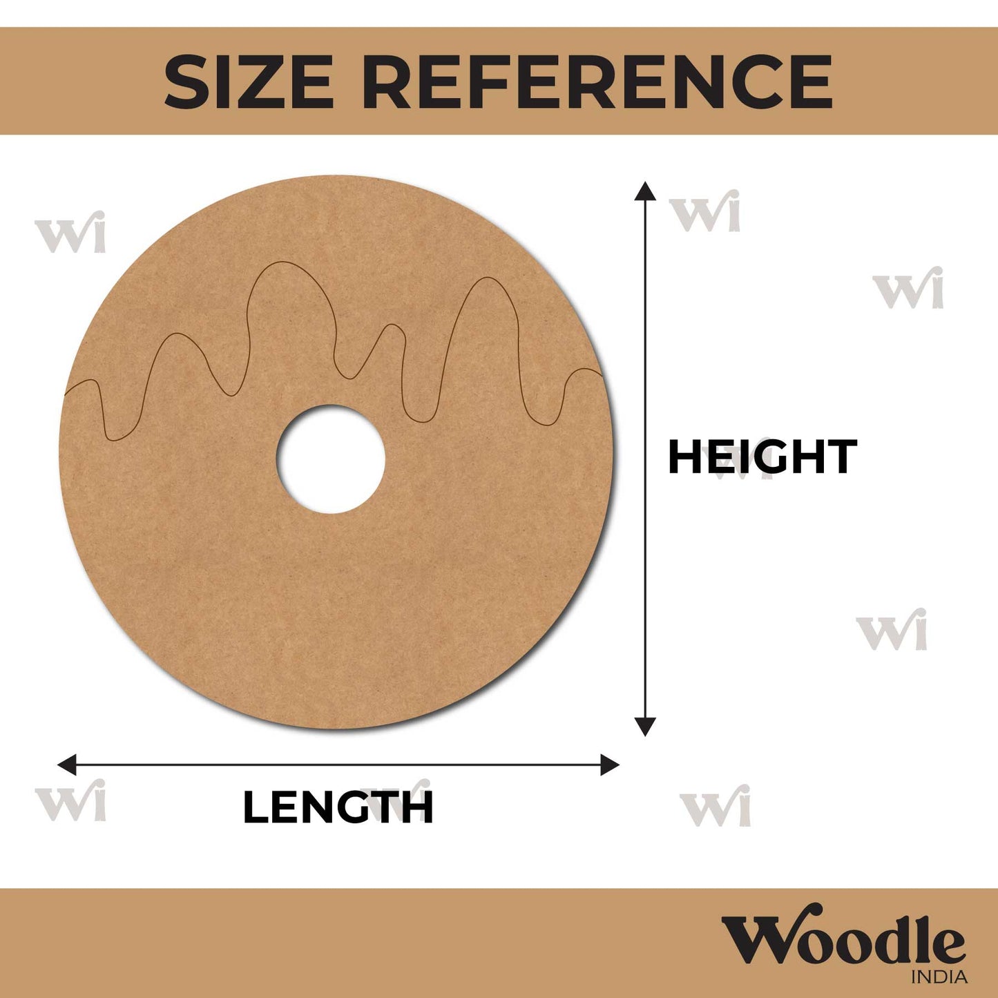 Donut Pre Marked MDF Design 6