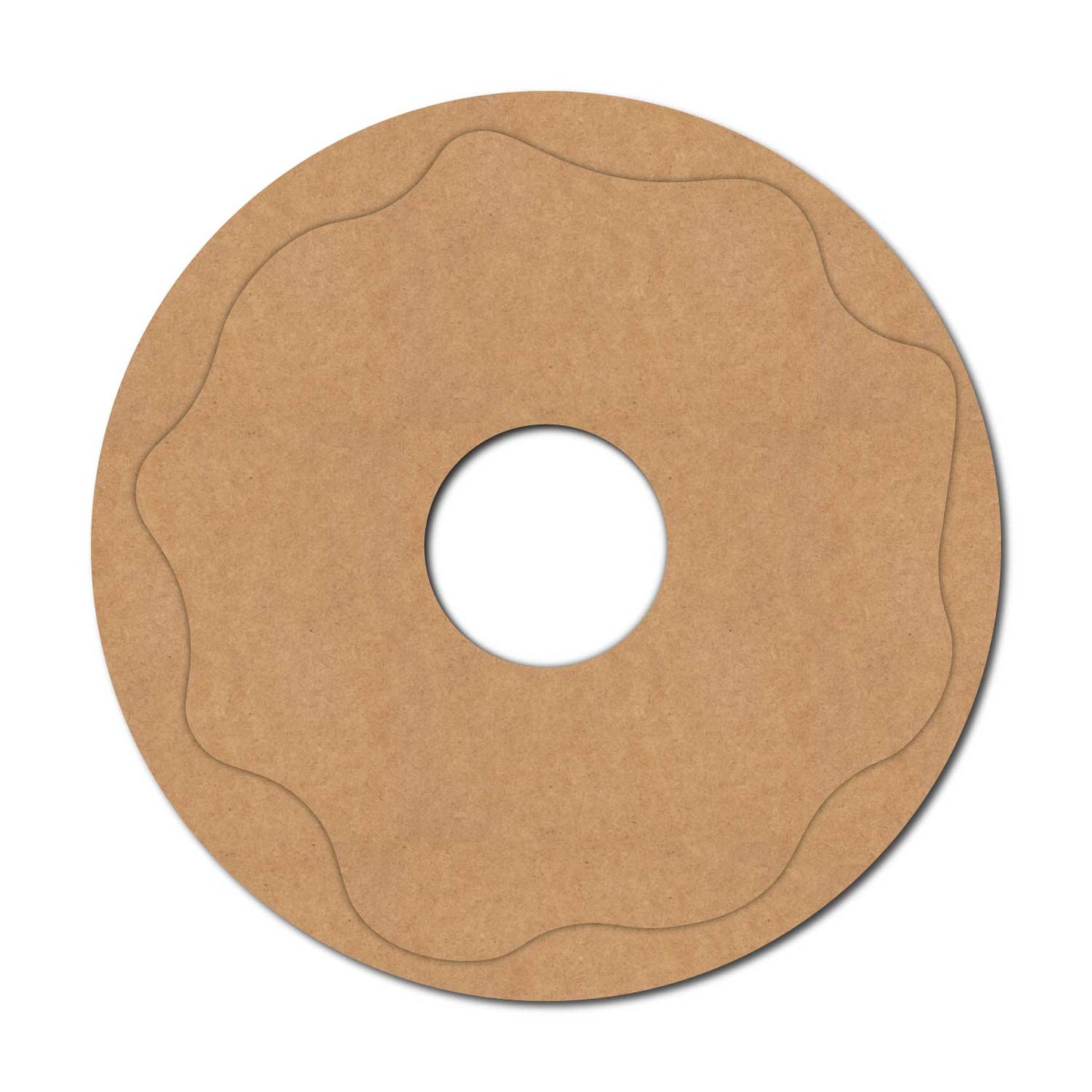 Donut Two Layered Base MDF Design 1