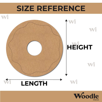 Donut Two Layered Base MDF Design 1